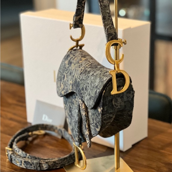Dior Saddle Bag - Brocart Denim - Picture 4 of 5